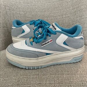 Reebok Teal and White Athletic Shoes